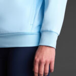 Bluza trening dama Musai Mawi, Albastru sky - imagine 7