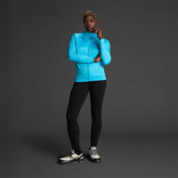 Bluza trening dama Musai Mawi, Turcoaz Fluo