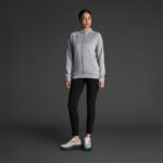 Bluza trening dama Musai Mawi, Gri deschis