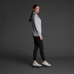 Bluza trening dama Musai Mawi, Gri deschis - imagine 2