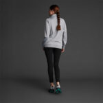 Bluza trening dama Musai Mawi, Gri deschis - imagine 3