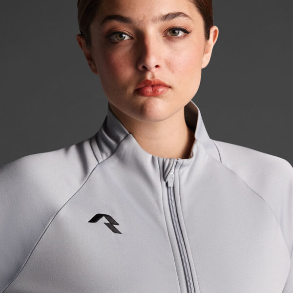 Bluza trening dama Musai Mawi, Gri deschis - imagine 4