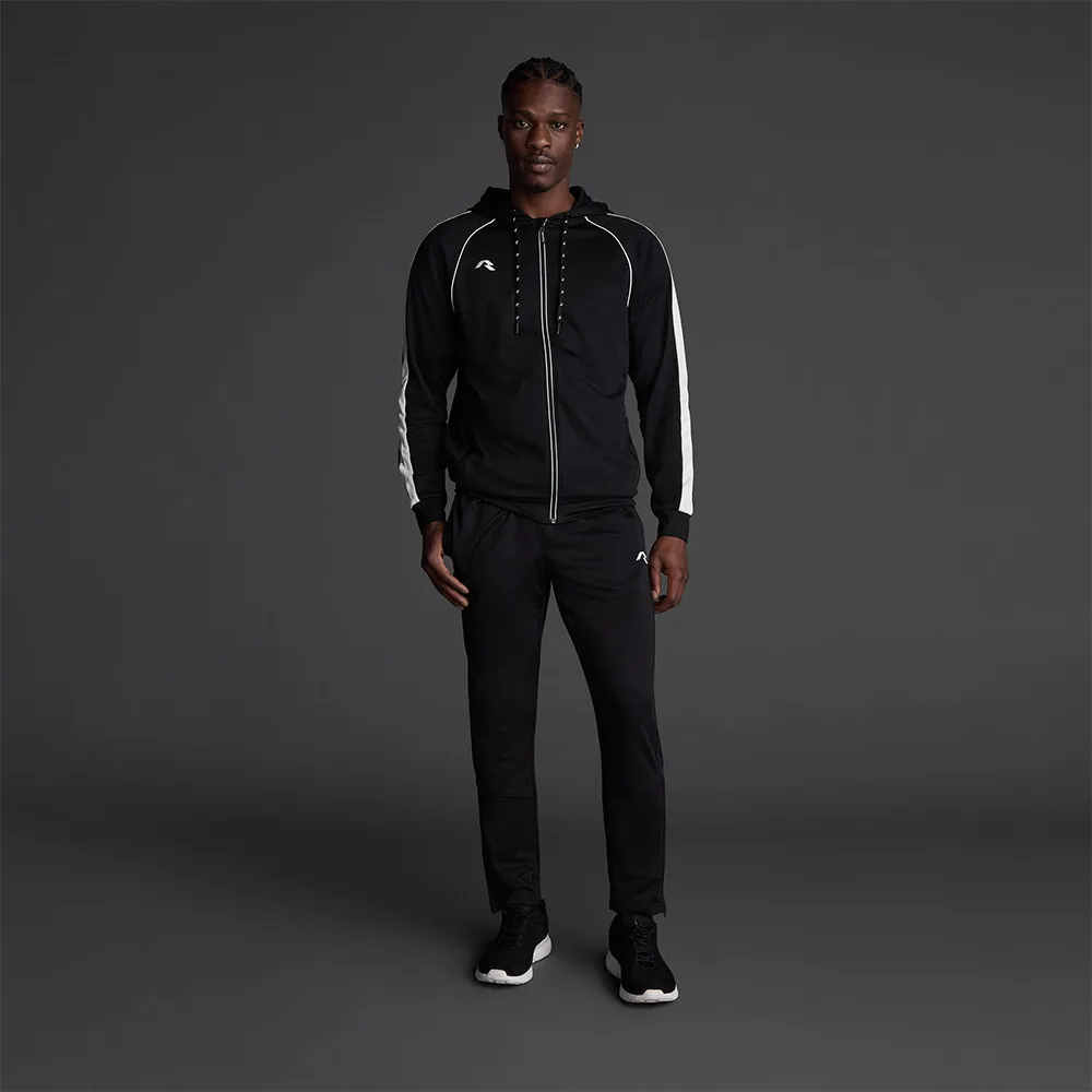 Bluza trening Musai Afiki, Negru / Alb - imagine 1