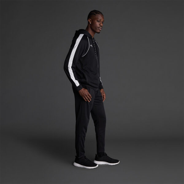 Bluza trening Musai Afiki, Negru / Alb - imagine 2