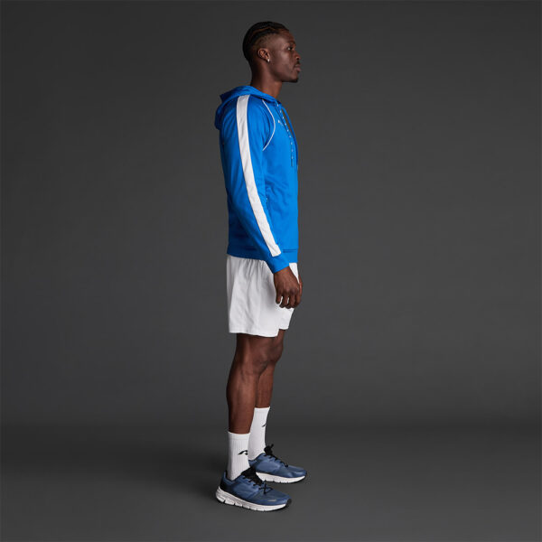 Bluza trening Musai Afiki, Albastru Royal / Alb - imagine 2