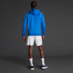 Bluza trening Musai Afiki, Albastru Royal / Alb - imagine 3