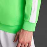 Bluza trening Musai Afiki, Verde Fluo / Alb - imagine 5