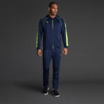 Bluza trening Musai Afiki, Bleumarin / Galben Fluo