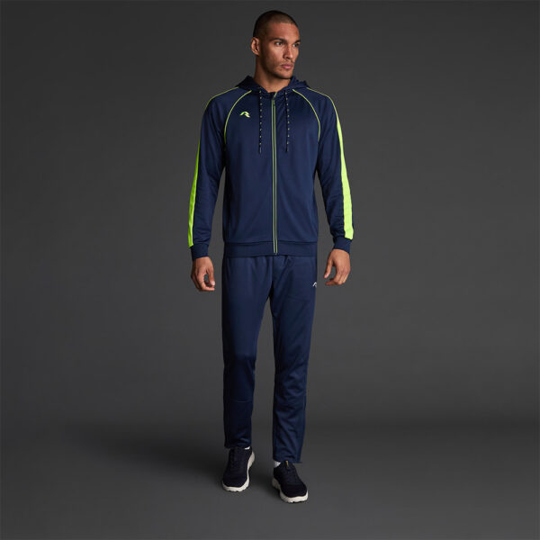 Bluza trening Musai Afiki, Bleumarin / Galben Fluo - imagine 1