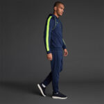 Bluza trening Musai Afiki, Bleumarin / Galben Fluo - imagine 2