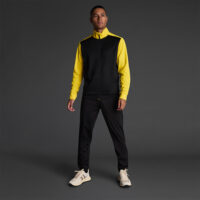 Bluza trening Musai Saba, Negru / Galben