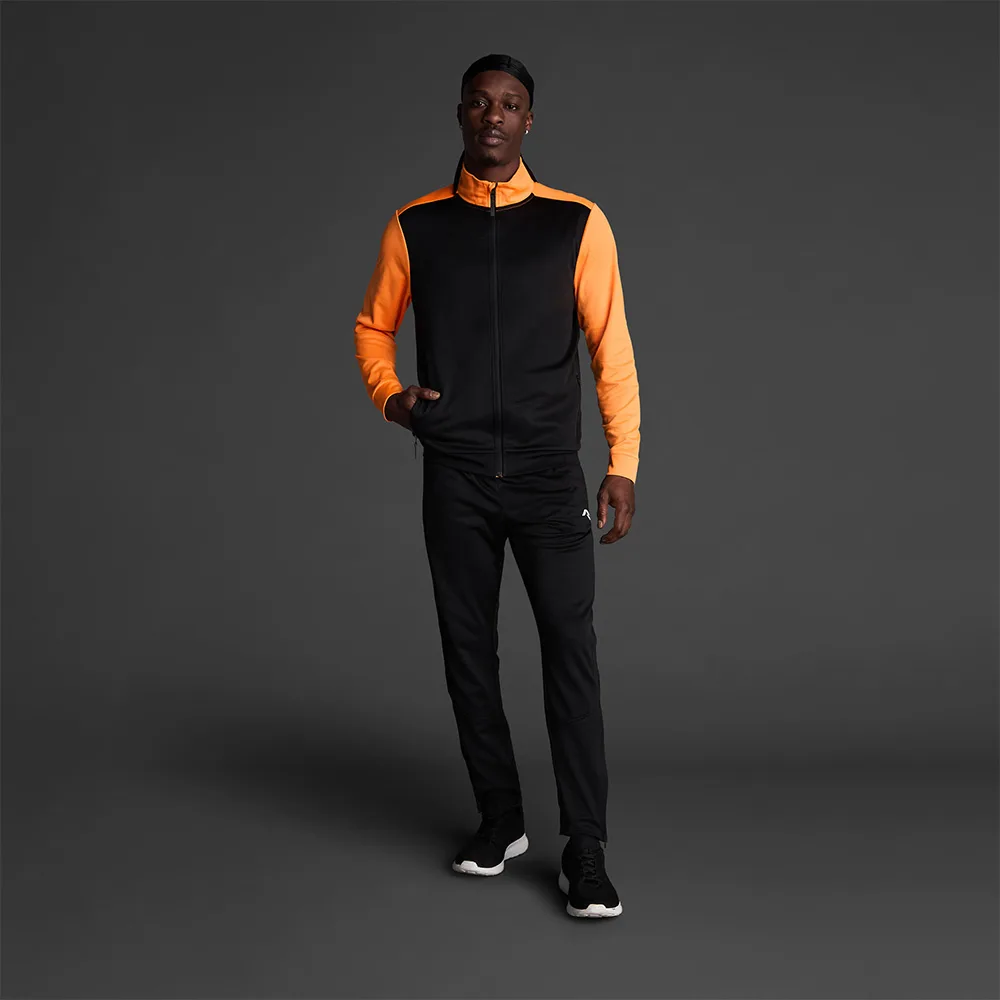 Bluza trening Musai Saba, Negru / Portocaliu Fluo - imagine 1