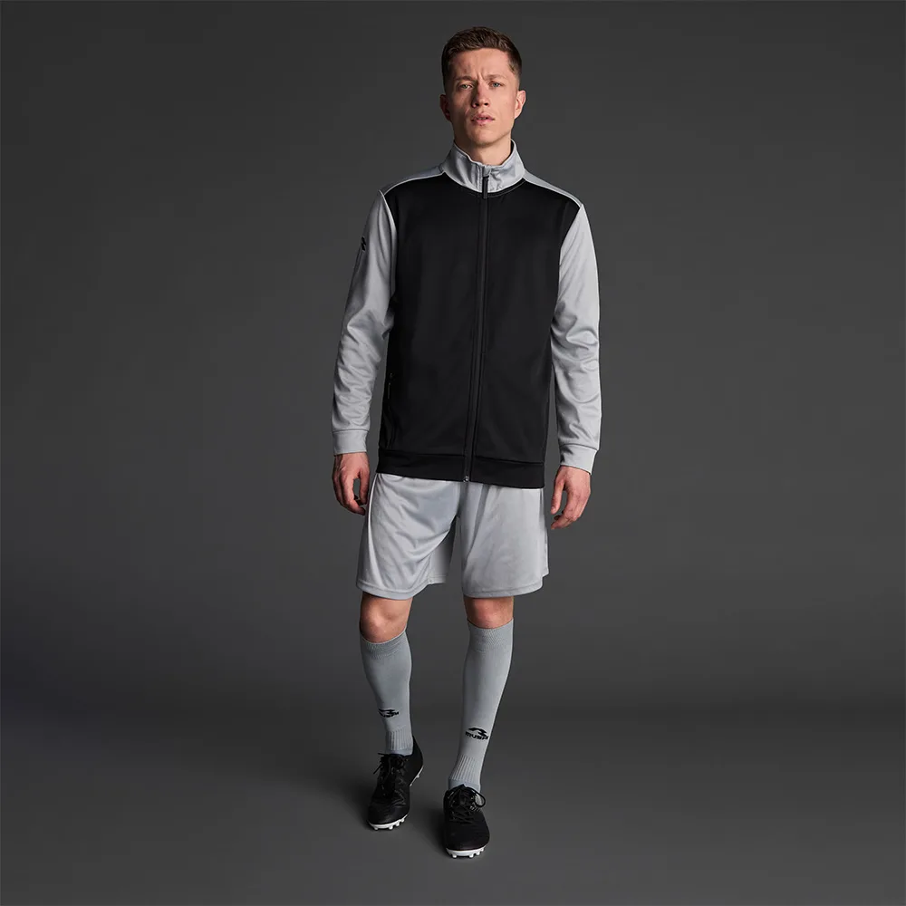 Bluza trening Musai Saba, Negru / Gri deschis - imagine 1