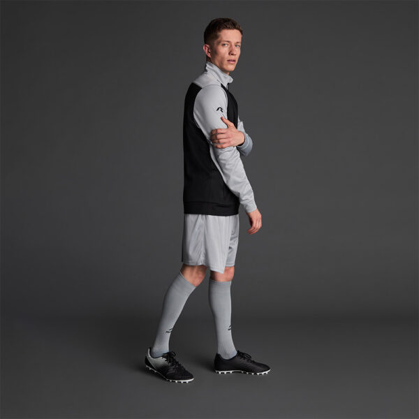 Bluza trening Musai Saba, Negru / Gri deschis - imagine 2