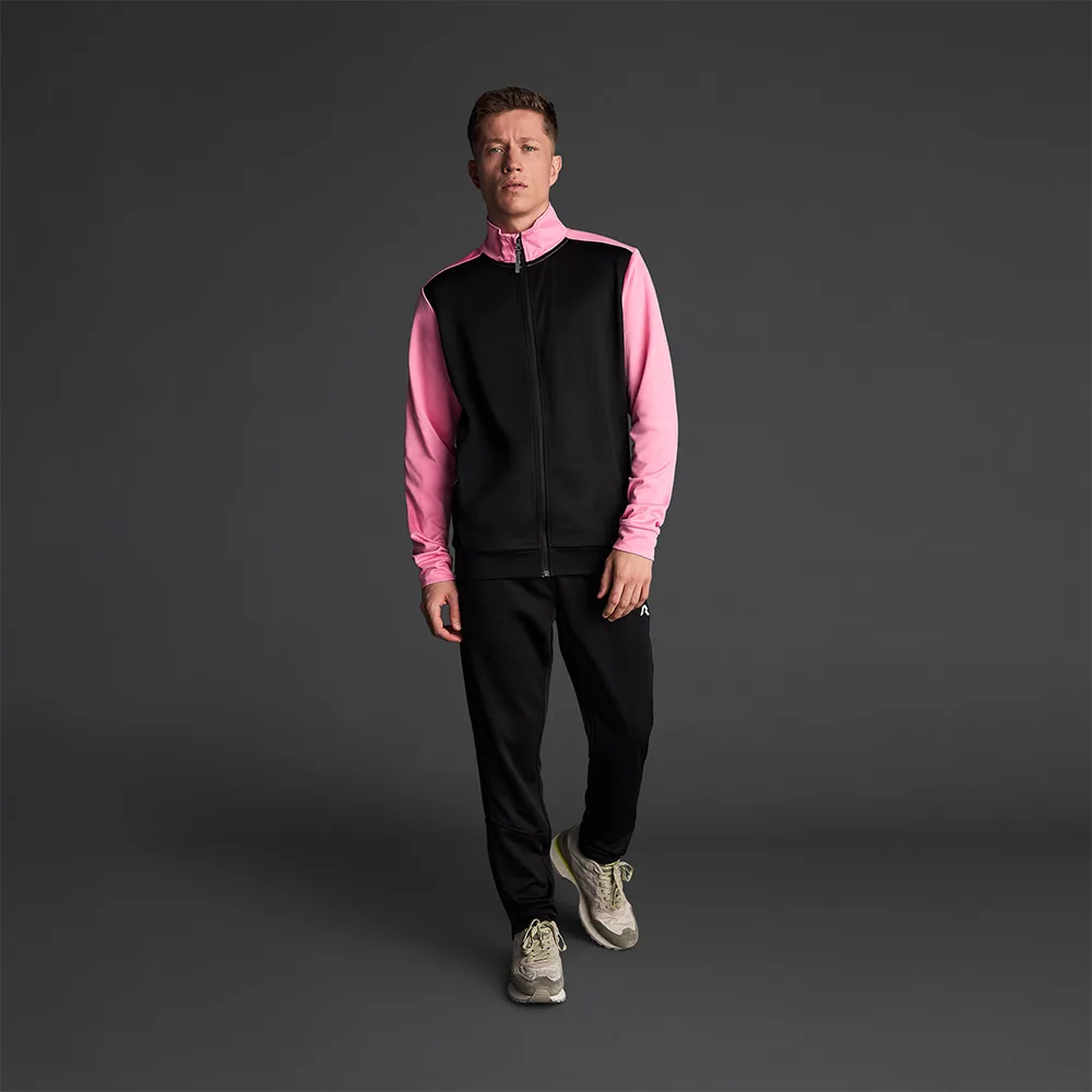 Bluza trening Musai Saba, Negru / Roz - imagine 1