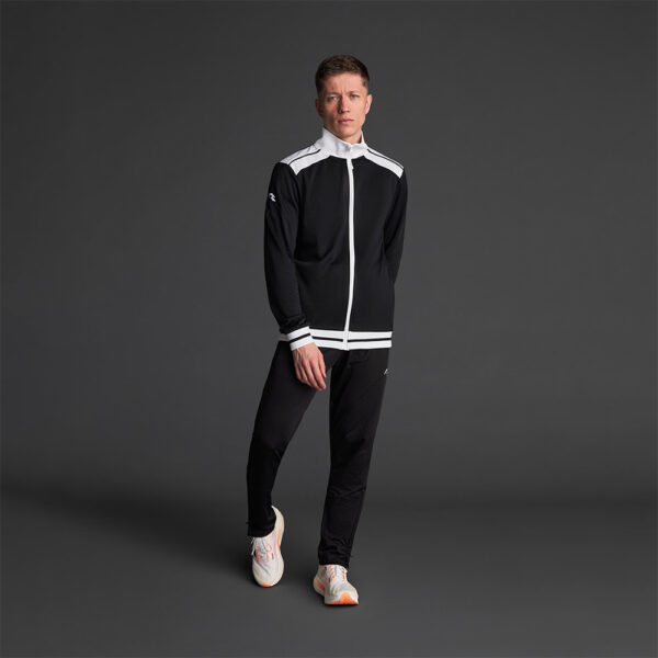 0304_0201_1_1 Bluza trening Musai Ishi, Negru / Alb - imagine 1