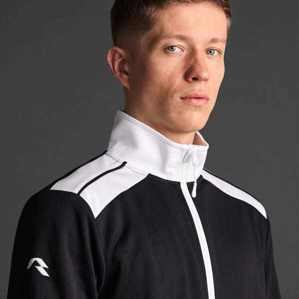 Bluza trening Musai Ishi, Negru / Alb - imagine 4