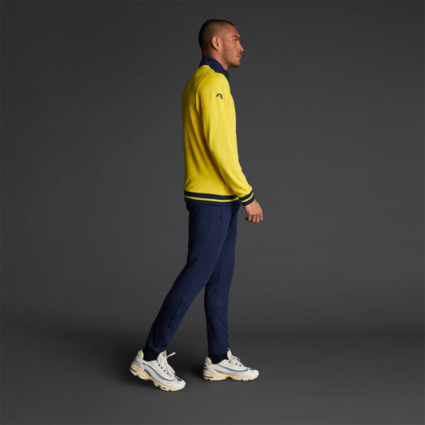 Bluza trening Musai Ishi, Galben / Bleumarin - imagine 2