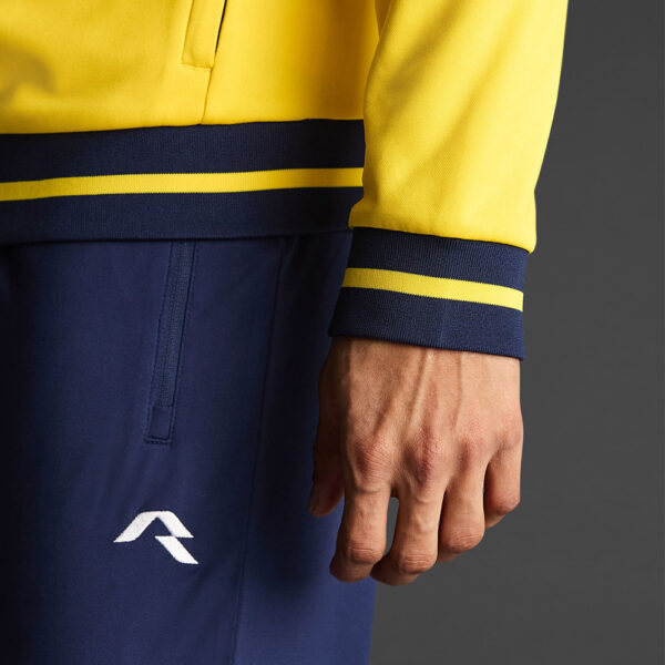 Bluza trening Musai Ishi, Galben / Bleumarin - imagine 5