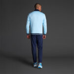 Bluza trening Musai Ishi, Albastru Sky / Bleumarin - imagine 3