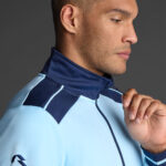 Bluza trening Musai Ishi, Albastru Sky / Bleumarin - imagine 4