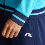 Bluza trening Musai Ishi, Turcoaz Fluo / Bleumarin - imagine 6