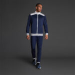 Bluza trening Musai Ishi, Bleumarin / Alb