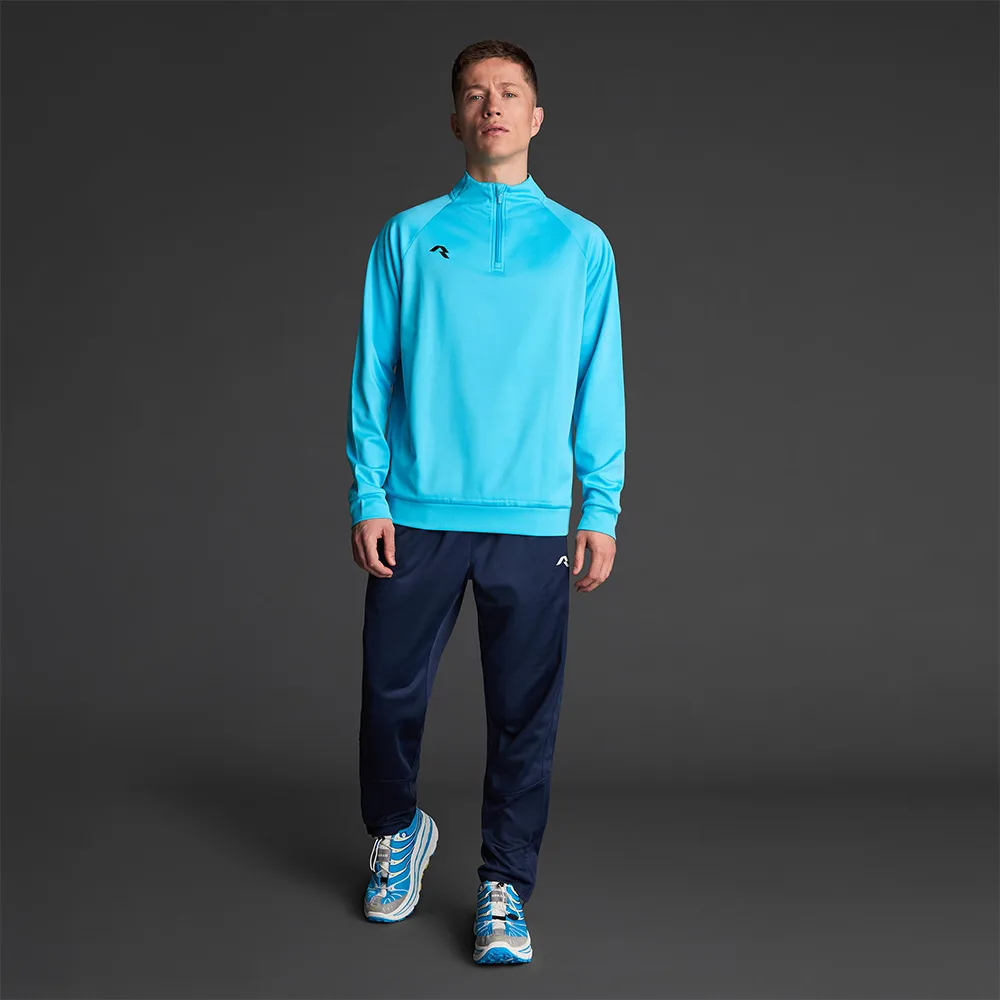 Bluza antrenament Musai Mawi, Turcoaz Fluo - imagine 1