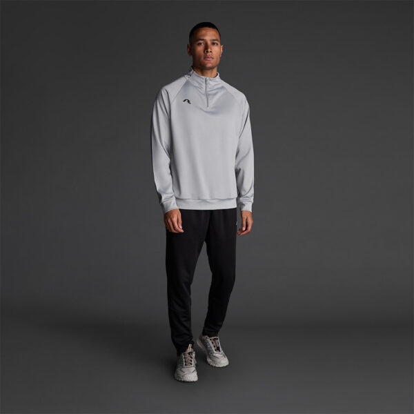 Bluza antrenament Musai Mawi, Gri deschis - imagine 1