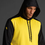 Hanorac Musai Saba, Galben / Negru - imagine 4