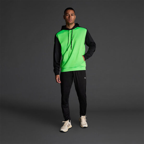 Hanorac Musai Saba, Verde Fluo / Negru - imagine 1