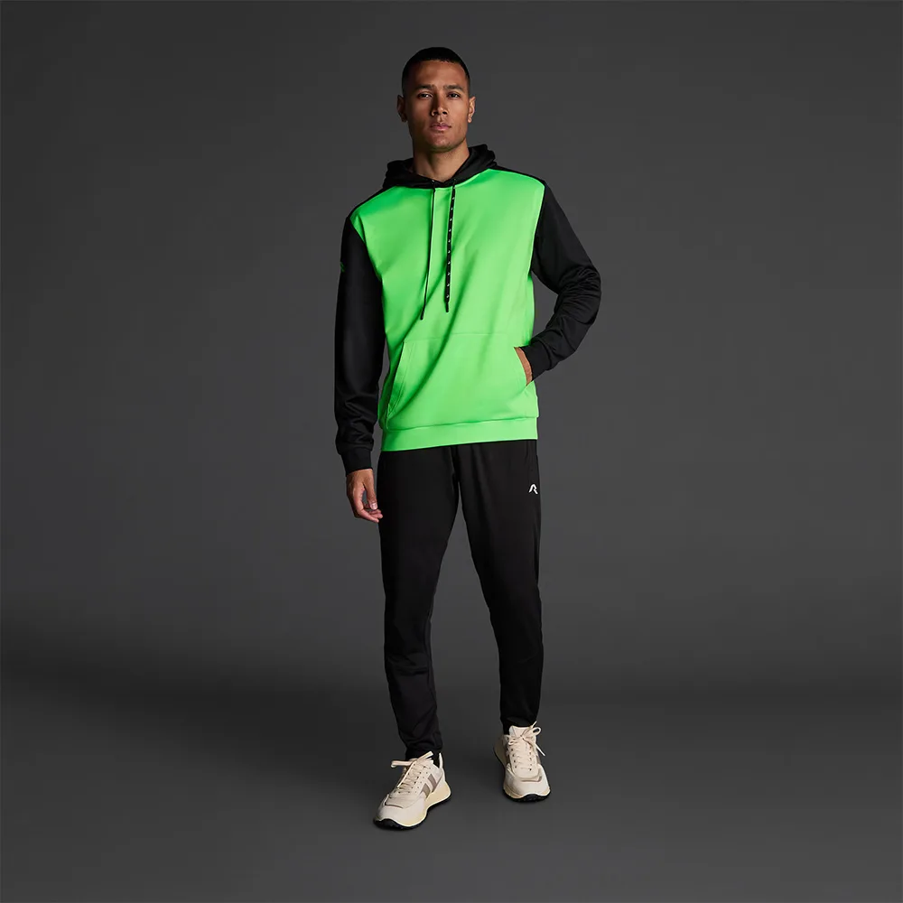 Hanorac Musai Saba, Verde Fluo / Negru - imagine 1