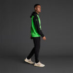 Hanorac Musai Saba, Verde Fluo / Negru - imagine 2