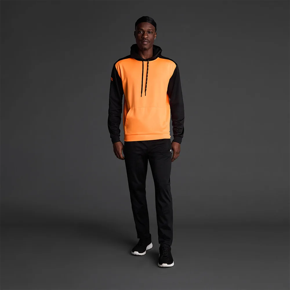 Hanorac Musai Saba, Portocaliu Fluo / Negru - imagine 1