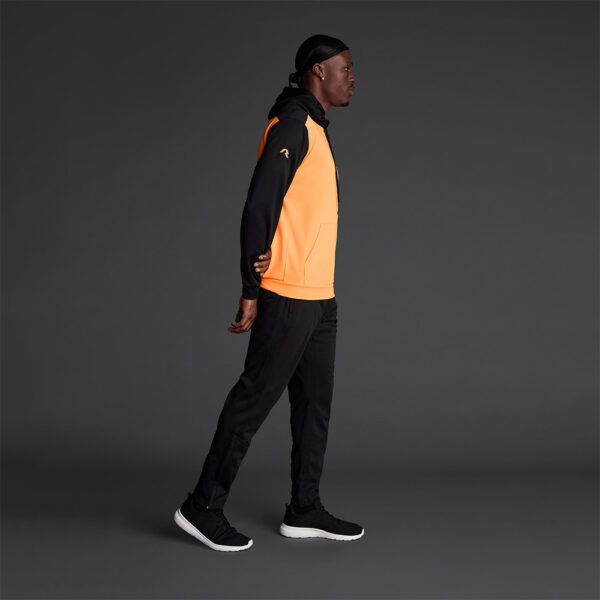 Hanorac Musai Saba, Portocaliu Fluo / Negru - imagine 2