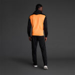 Hanorac Musai Saba, Portocaliu Fluo / Negru - imagine 3