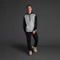 Hanorac Musai Saba, Gri deschis / Negru