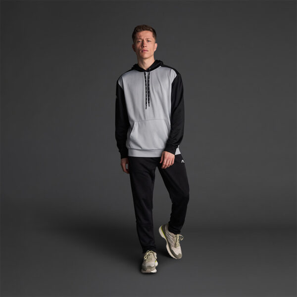 Hanorac Musai Saba, Gri deschis / Negru - imagine 1