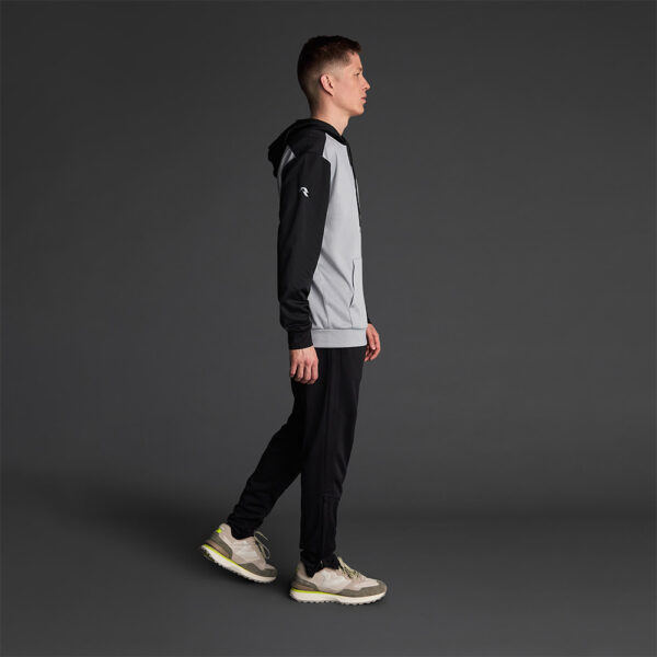 Hanorac Musai Saba, Gri deschis / Negru - imagine 2