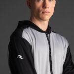 Hanorac Musai Saba, Gri deschis / Negru - imagine 4