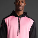 Hanorac Musai Saba, Roz / Negru - imagine 4