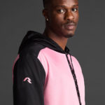 Hanorac Musai Saba, Roz / Negru - imagine 5