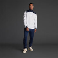 Bluza Musai Ishi, Alb / Bleumarin