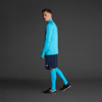 Bluza antrenament Musai Sajo, Turcoaz Fluo - imagine 3