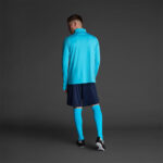 Bluza antrenament Musai Sajo, Turcoaz Fluo - imagine 2