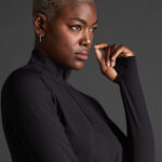 Bluza antrenament dama Musai Sajo, Negru - imagine 4