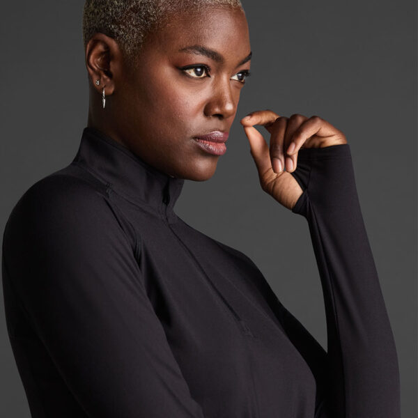 Bluza antrenament dama Musai Sajo, Negru - imagine 4