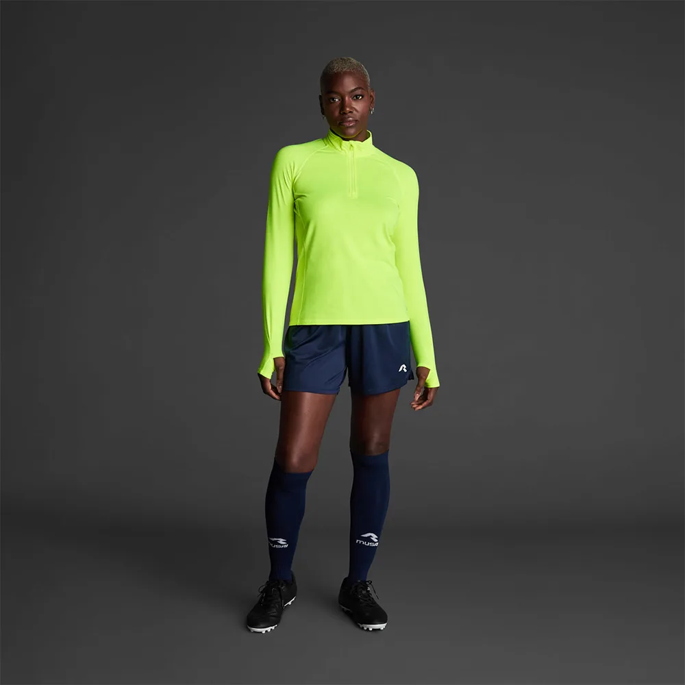 Bluza antrenament dama Musai Sajo, Galben Fluo - imagine 1