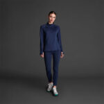 Bluza antrenament dama Musai Sajo, Bleumarin