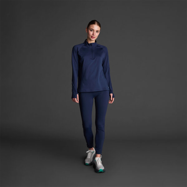 Bluza antrenament dama Musai Sajo, Bleumarin - imagine 1